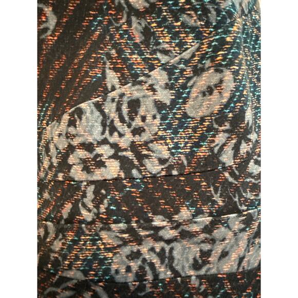 Antonio Melani Soft Fitted and Lined Fall Floral Midi Dress 14 EUC - Picture 4 of 6